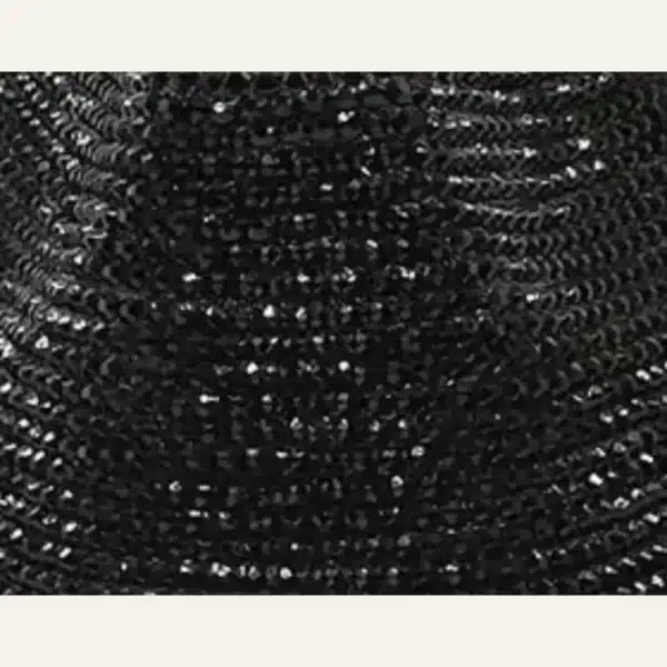 Black Sequin Disco Cowboy Hat - sparkle sequin texture closeup