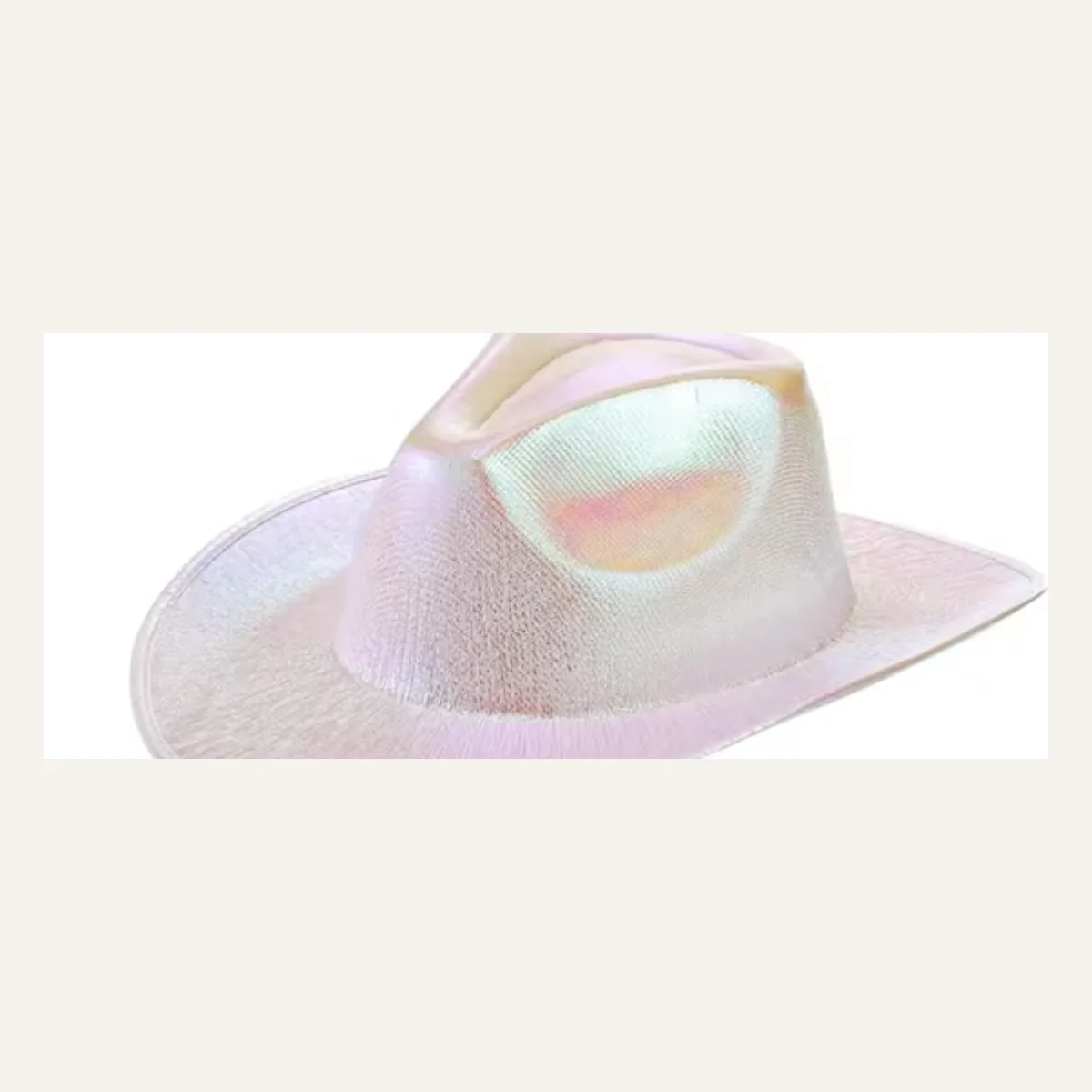 Woman in cowboy hat at festival