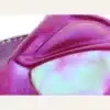 Rainbow Holographic Festival Hat - iridescent color-shift closeup