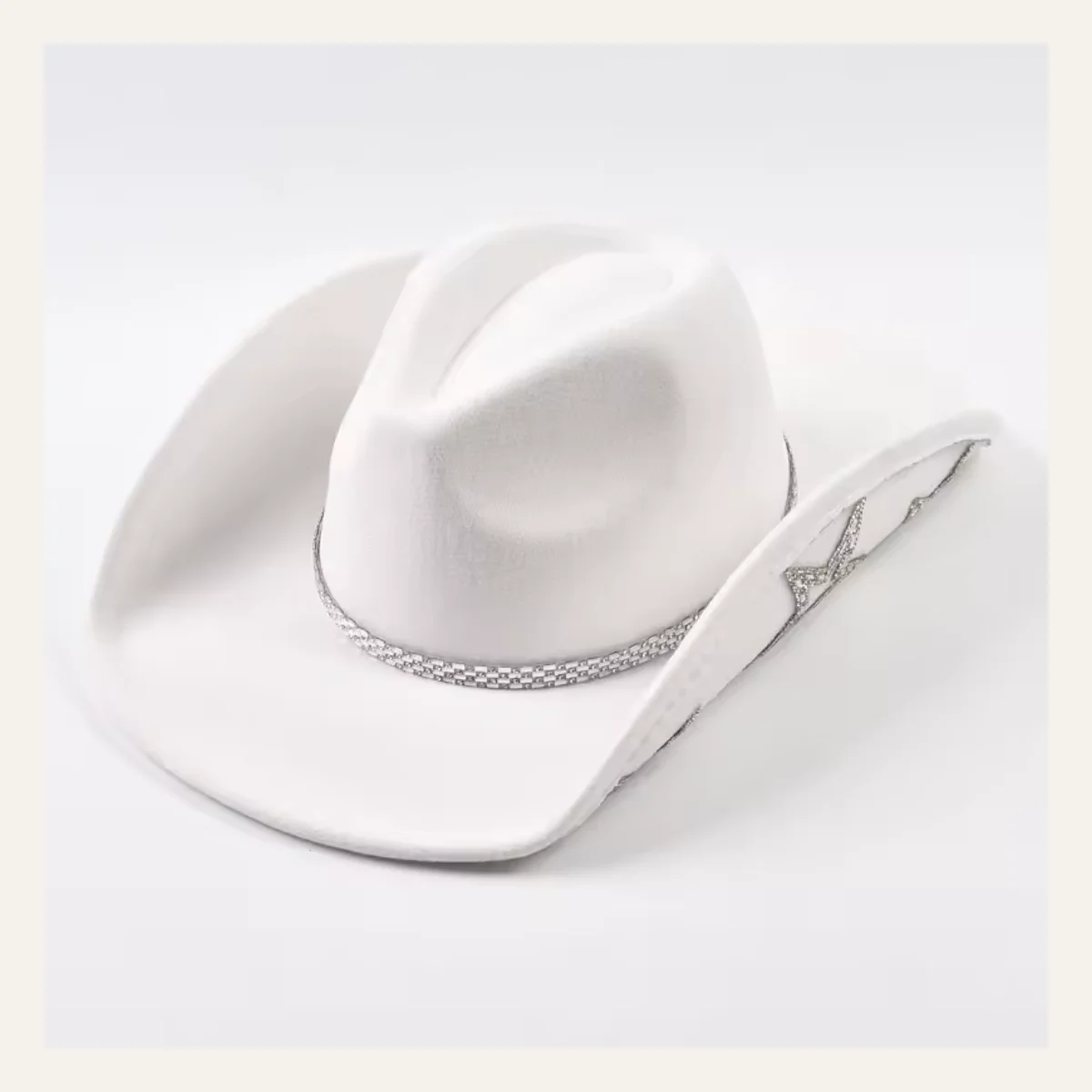 Rhinestone Crystal Cowboy Hat