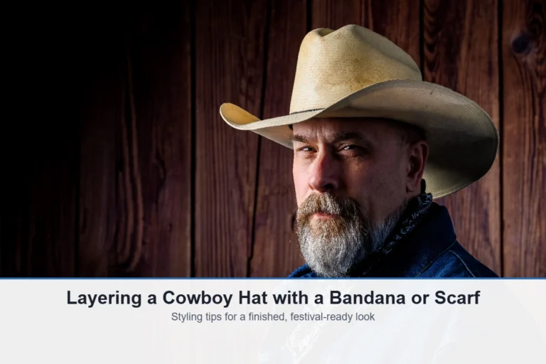 Layering a Cowboy Hat with a Bandana or Scarf: Styling Guide
