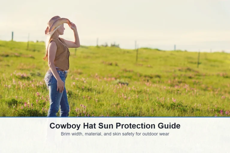 Cowboy Hat Sun Protection Guide: Brim, Material, and Skin Safety