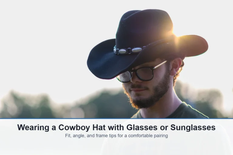How to Wear a Cowboy Hat with Glasses or Sunglasses