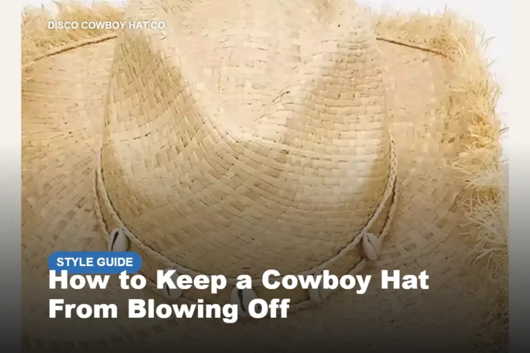 How to keep a cowboy hat from blowing off in wind featured image with natural straw fringe cowboy hat